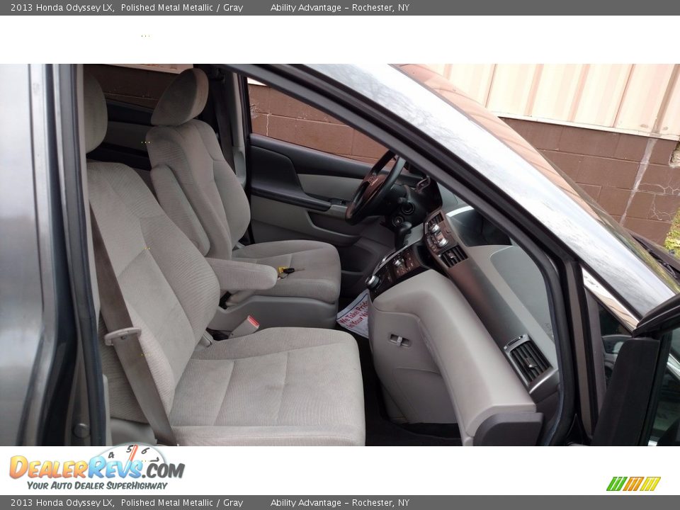 2013 Honda Odyssey LX Polished Metal Metallic / Gray Photo #20