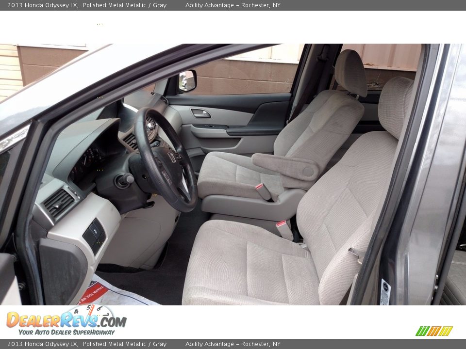 2013 Honda Odyssey LX Polished Metal Metallic / Gray Photo #25