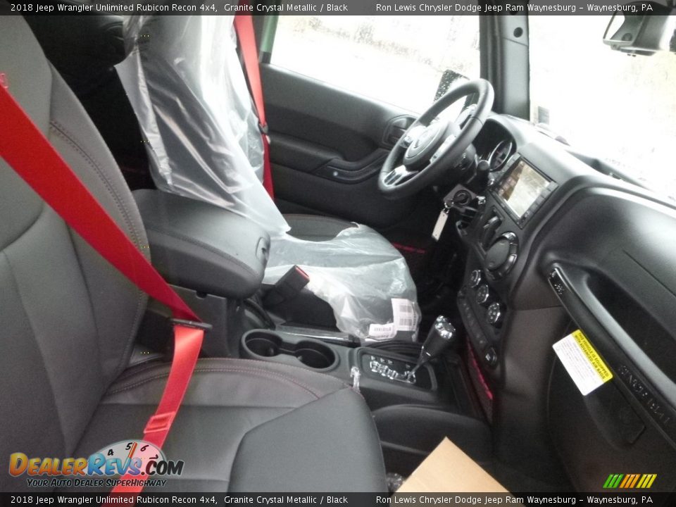 Front Seat of 2018 Jeep Wrangler Unlimited Rubicon Recon 4x4 Photo #10