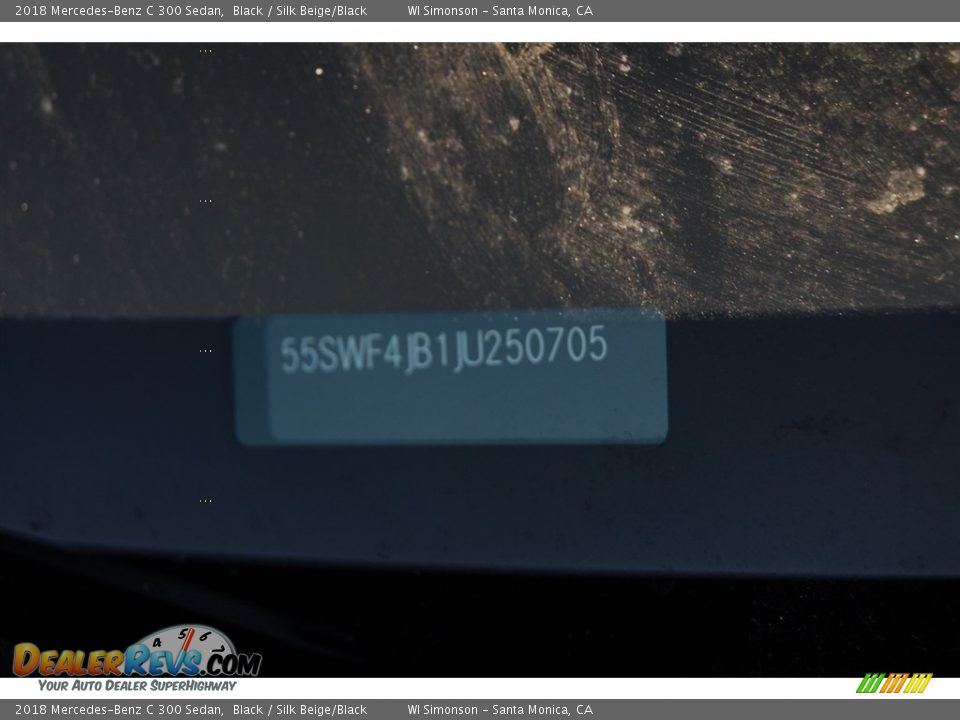 2018 Mercedes-Benz C 300 Sedan Black / Silk Beige/Black Photo #11