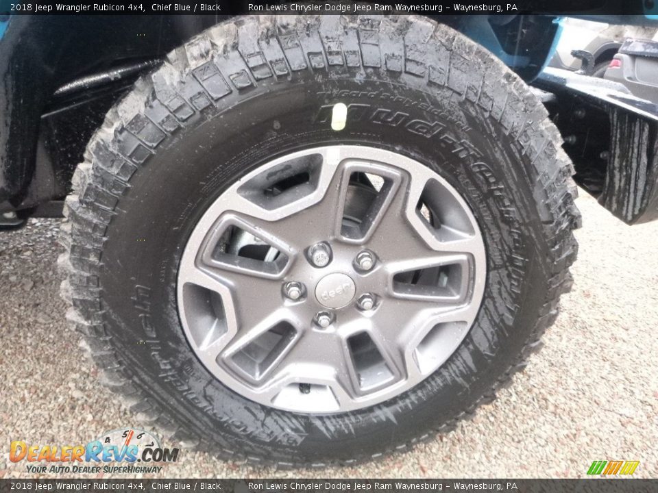 2018 Jeep Wrangler Rubicon 4x4 Chief Blue / Black Photo #9