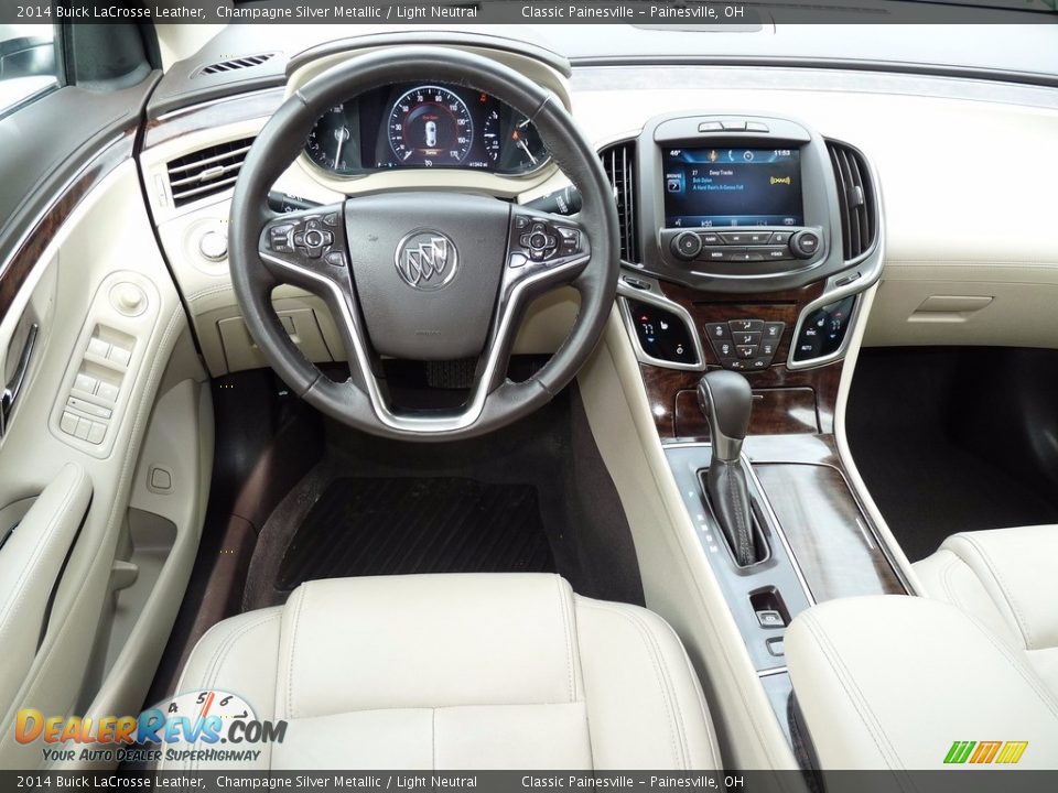 2014 Buick LaCrosse Leather Champagne Silver Metallic / Light Neutral Photo #12