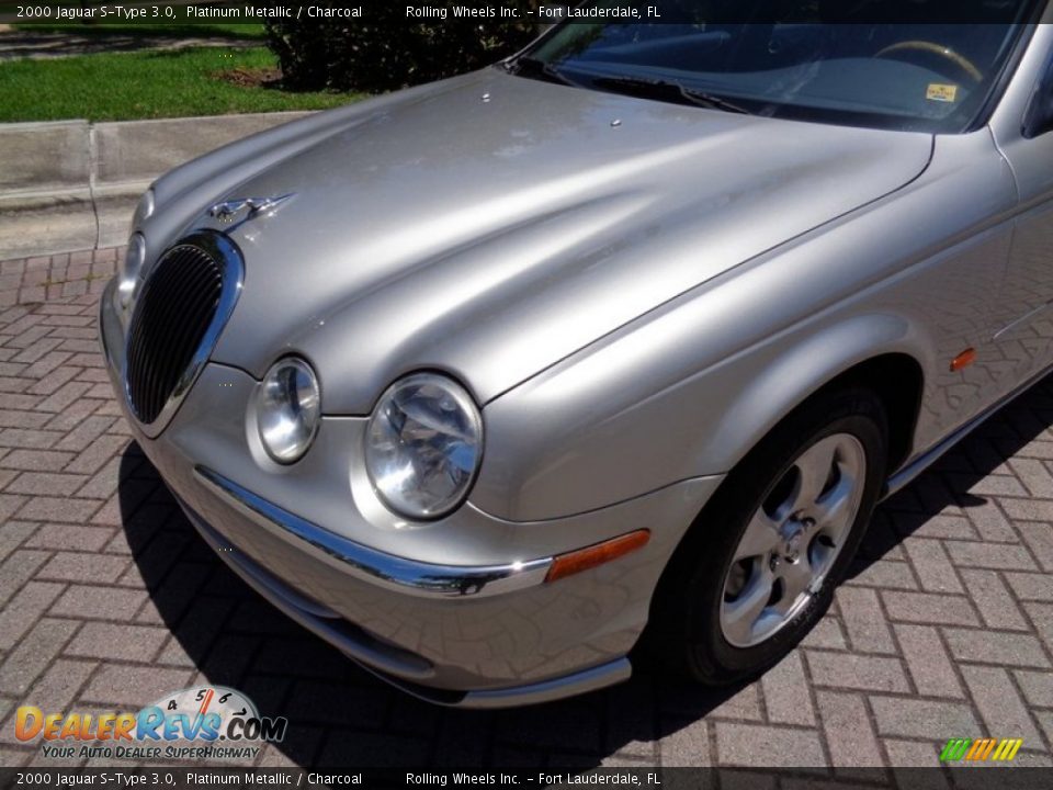 2000 Jaguar S-Type 3.0 Platinum Metallic / Charcoal Photo #10