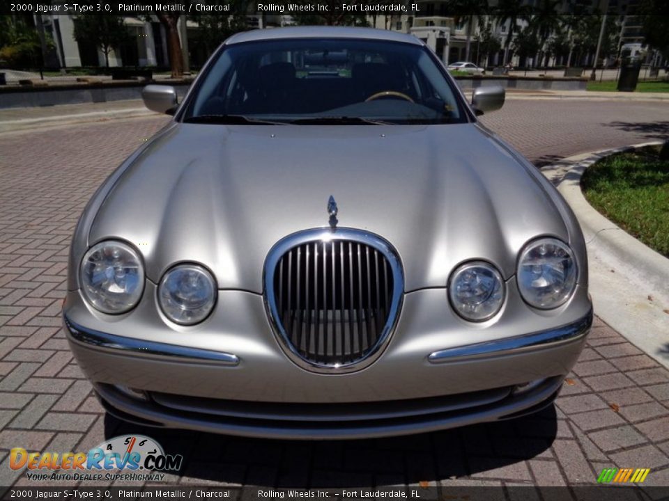 2000 Jaguar S-Type 3.0 Platinum Metallic / Charcoal Photo #18