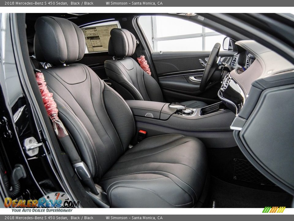 2018 Mercedes-Benz S 450 Sedan Black / Black Photo #2