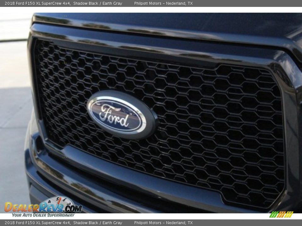 2018 Ford F150 XL SuperCrew 4x4 Shadow Black / Earth Gray Photo #4