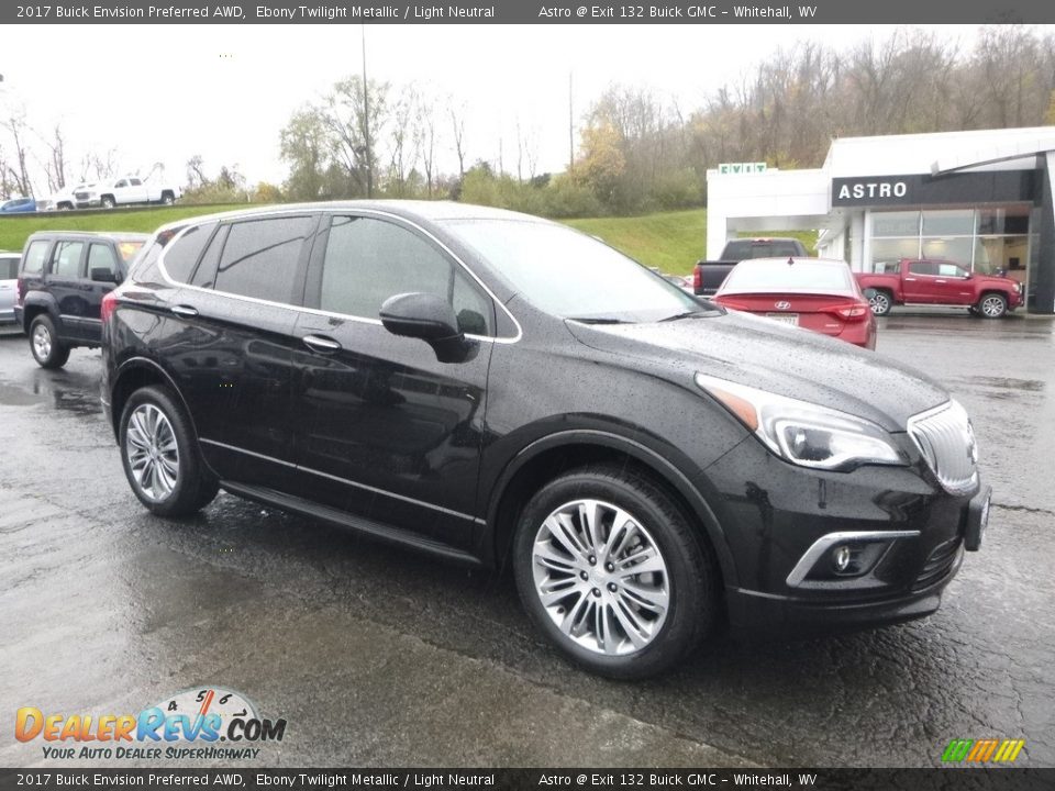2017 Buick Envision Preferred AWD Ebony Twilight Metallic / Light Neutral Photo #1