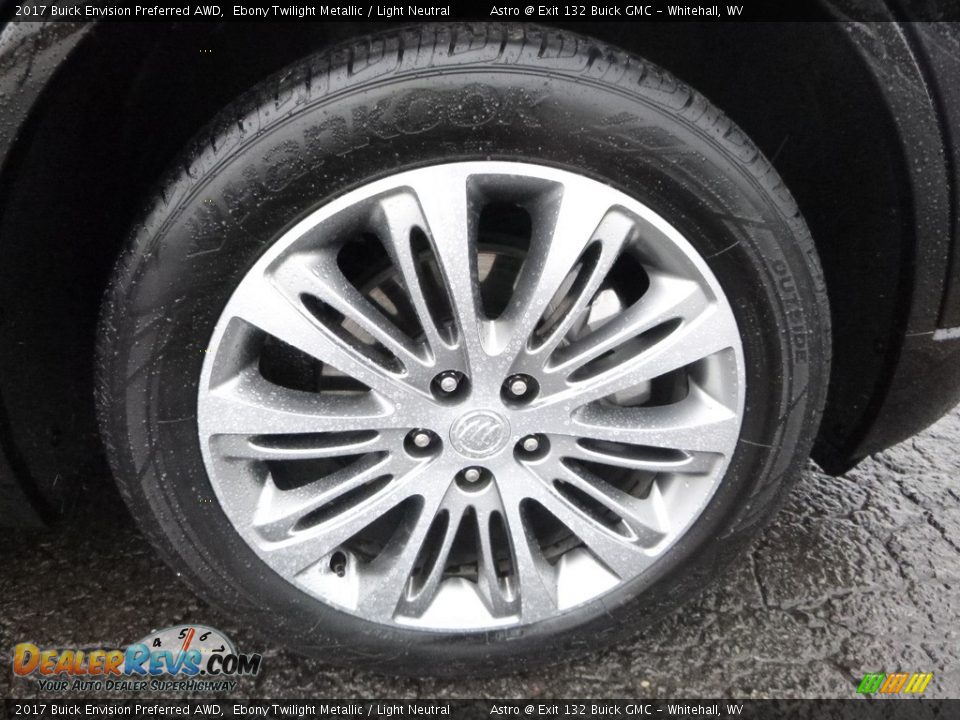 2017 Buick Envision Preferred AWD Ebony Twilight Metallic / Light Neutral Photo #2