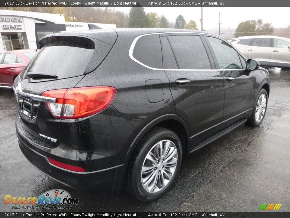 2017 Buick Envision Preferred AWD Ebony Twilight Metallic / Light Neutral Photo #4