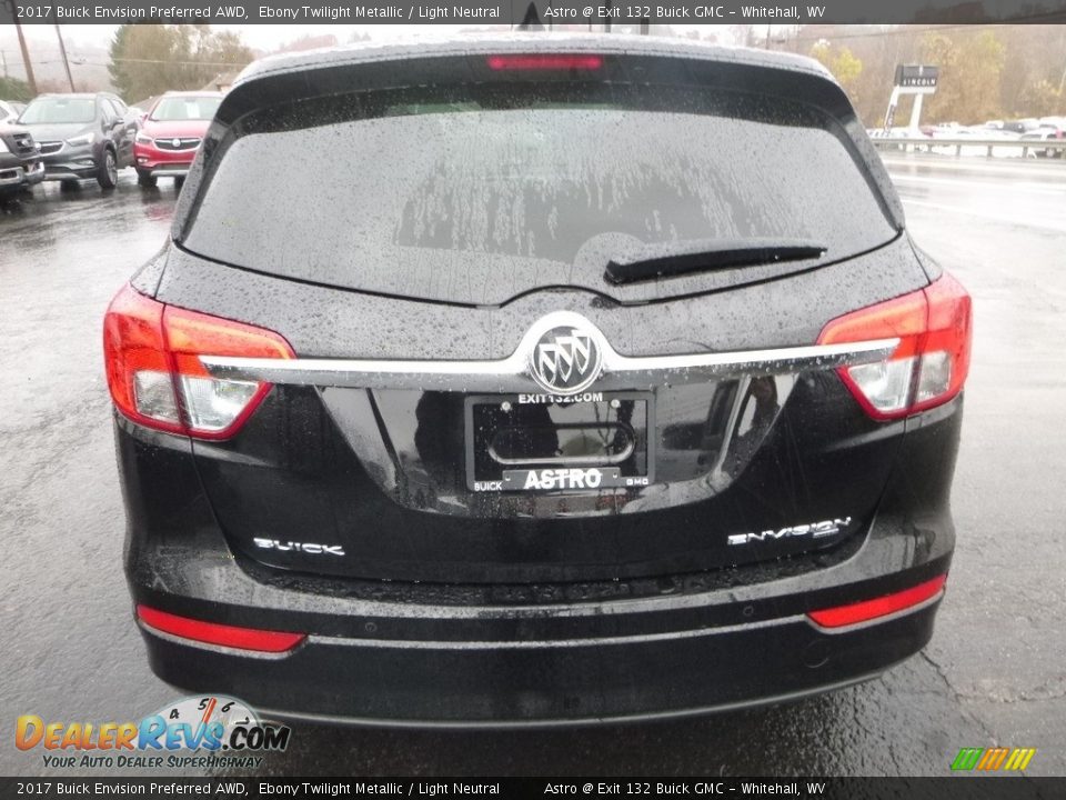 2017 Buick Envision Preferred AWD Ebony Twilight Metallic / Light Neutral Photo #5