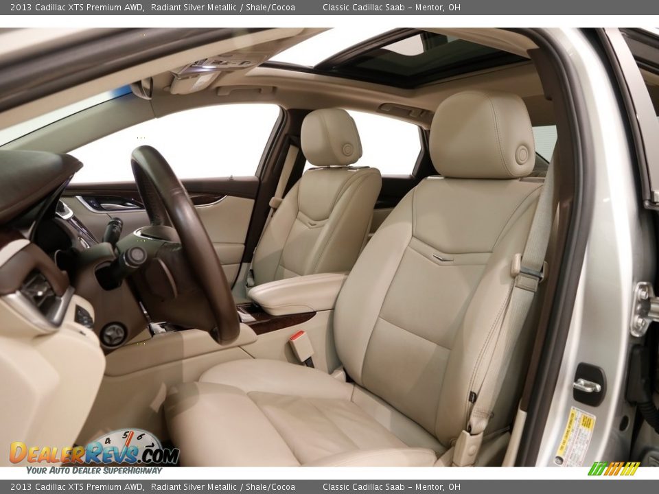 2013 Cadillac XTS Premium AWD Radiant Silver Metallic / Shale/Cocoa Photo #6