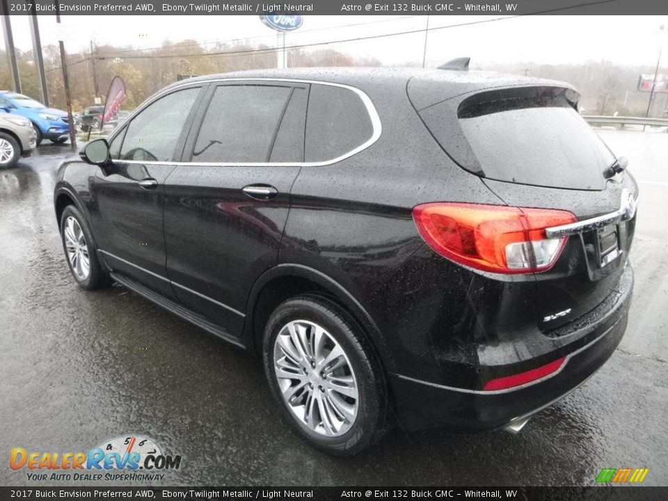 2017 Buick Envision Preferred AWD Ebony Twilight Metallic / Light Neutral Photo #6
