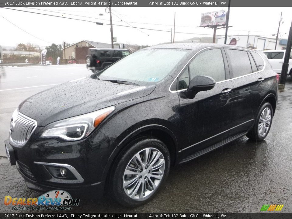 2017 Buick Envision Preferred AWD Ebony Twilight Metallic / Light Neutral Photo #8