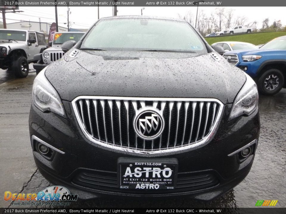 2017 Buick Envision Preferred AWD Ebony Twilight Metallic / Light Neutral Photo #9