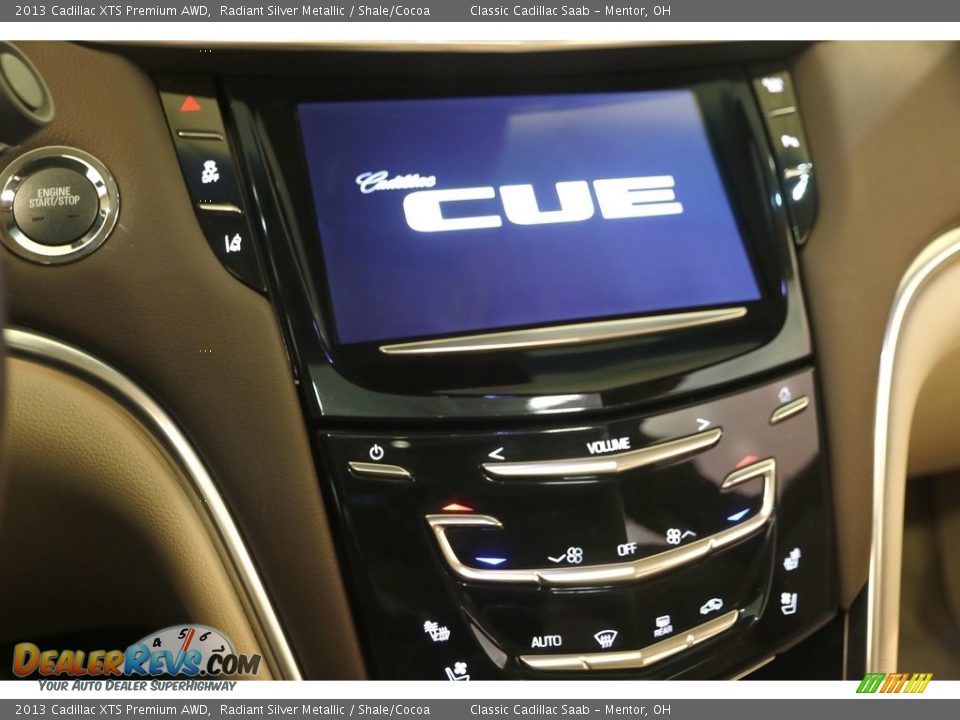 2013 Cadillac XTS Premium AWD Radiant Silver Metallic / Shale/Cocoa Photo #11