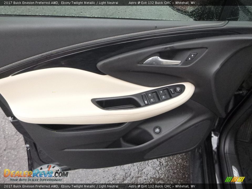 2017 Buick Envision Preferred AWD Ebony Twilight Metallic / Light Neutral Photo #14