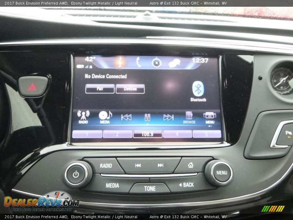 2017 Buick Envision Preferred AWD Ebony Twilight Metallic / Light Neutral Photo #17