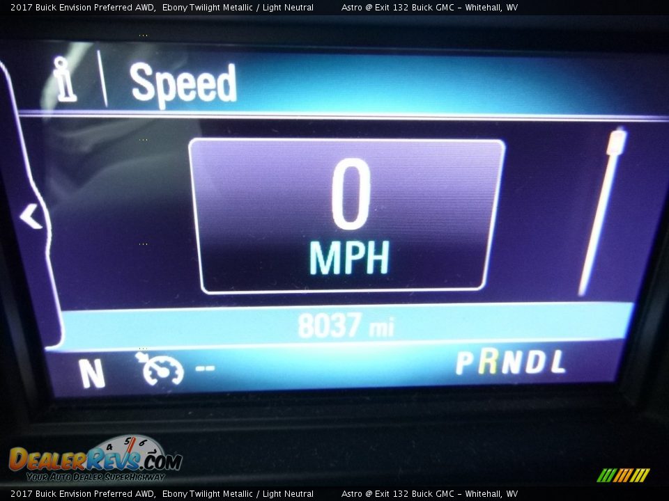 2017 Buick Envision Preferred AWD Ebony Twilight Metallic / Light Neutral Photo #19