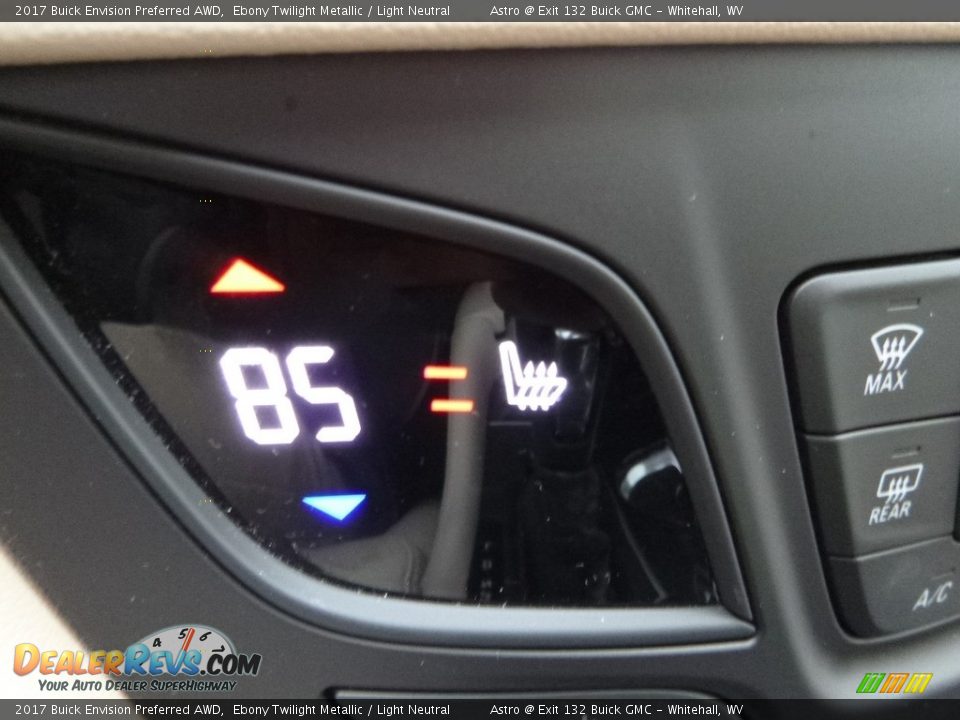 2017 Buick Envision Preferred AWD Ebony Twilight Metallic / Light Neutral Photo #20