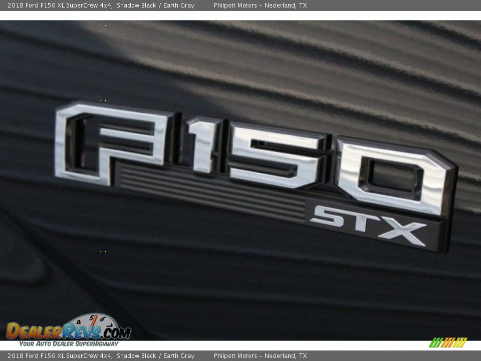 2018 Ford F150 XL SuperCrew 4x4 Shadow Black / Earth Gray Photo #9