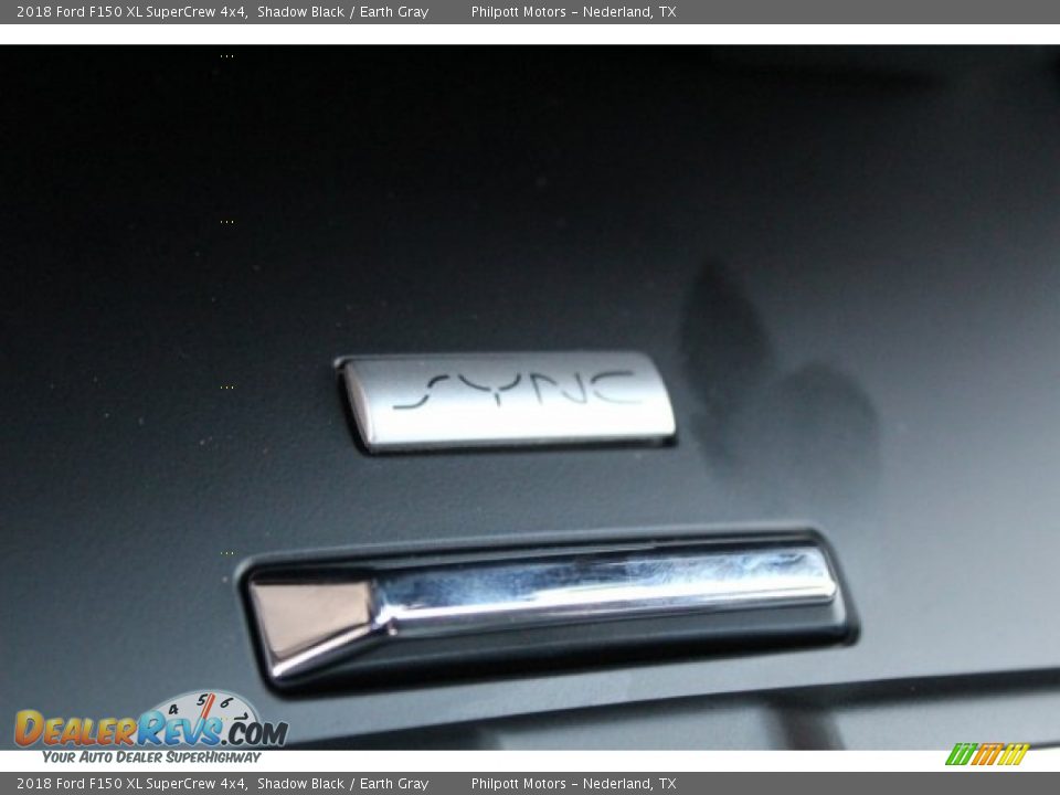 2018 Ford F150 XL SuperCrew 4x4 Shadow Black / Earth Gray Photo #15