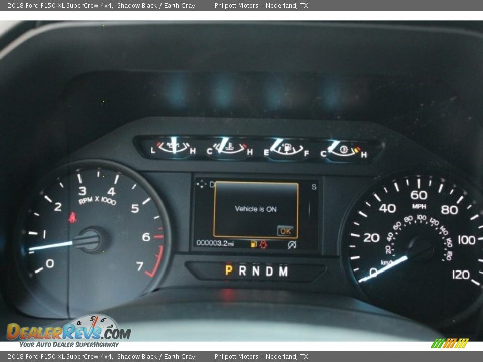2018 Ford F150 XL SuperCrew 4x4 Shadow Black / Earth Gray Photo #18