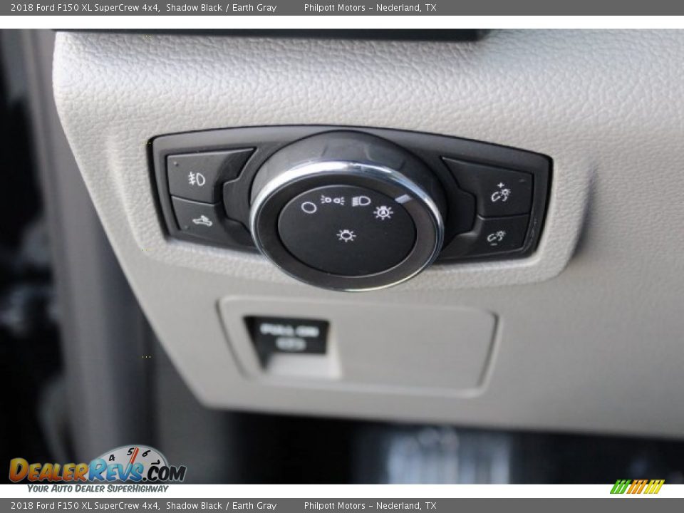 2018 Ford F150 XL SuperCrew 4x4 Shadow Black / Earth Gray Photo #19