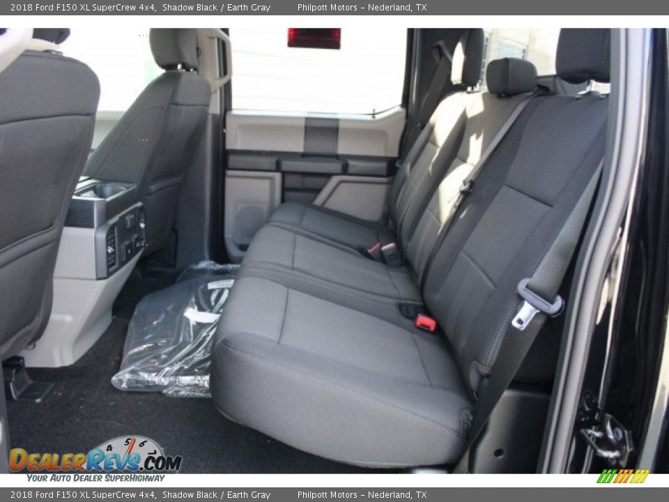 2018 Ford F150 XL SuperCrew 4x4 Shadow Black / Earth Gray Photo #21