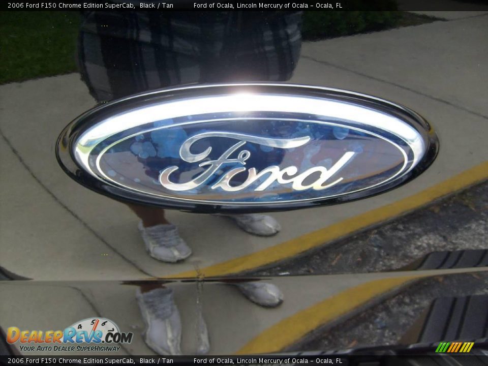 2006 Ford F150 Chrome Edition SuperCab Black / Tan Photo #11