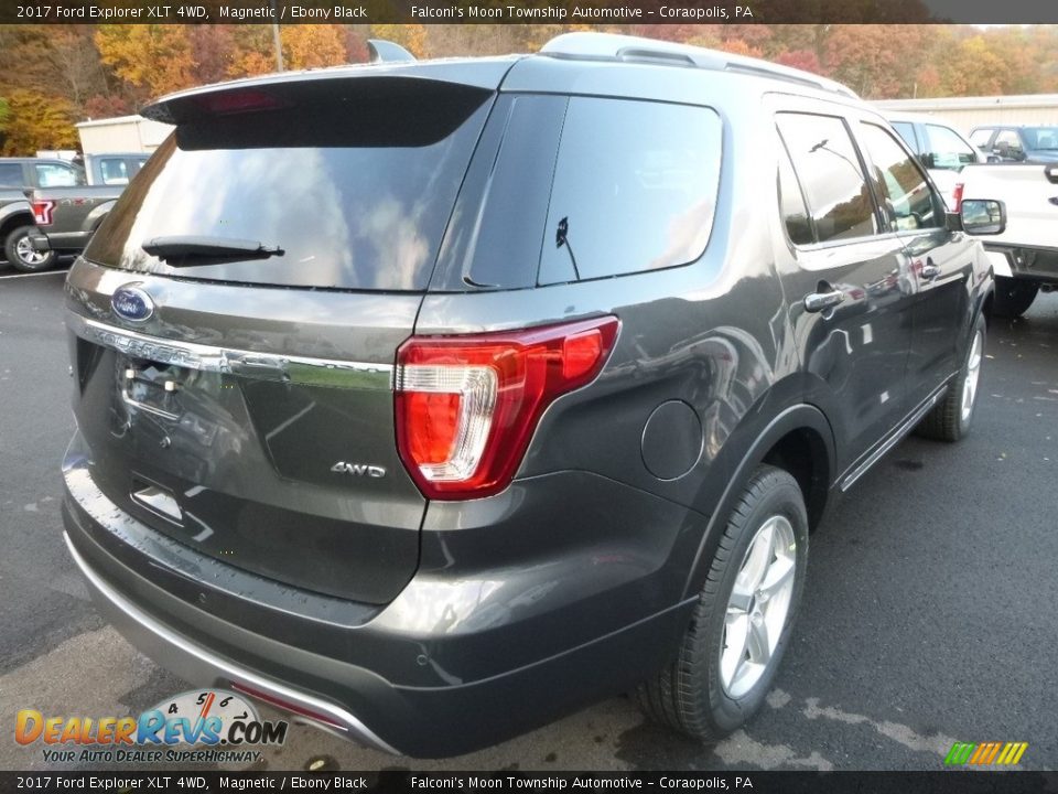 2017 Ford Explorer XLT 4WD Magnetic / Ebony Black Photo #2