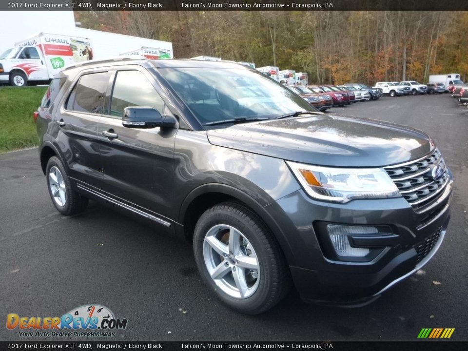 2017 Ford Explorer XLT 4WD Magnetic / Ebony Black Photo #3