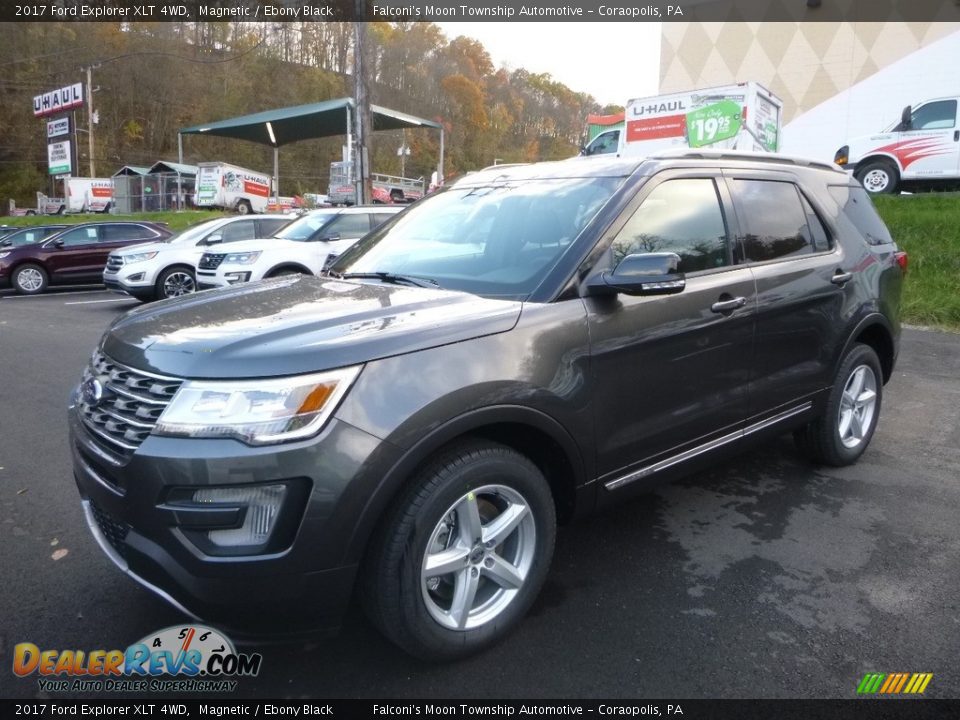 2017 Ford Explorer XLT 4WD Magnetic / Ebony Black Photo #5