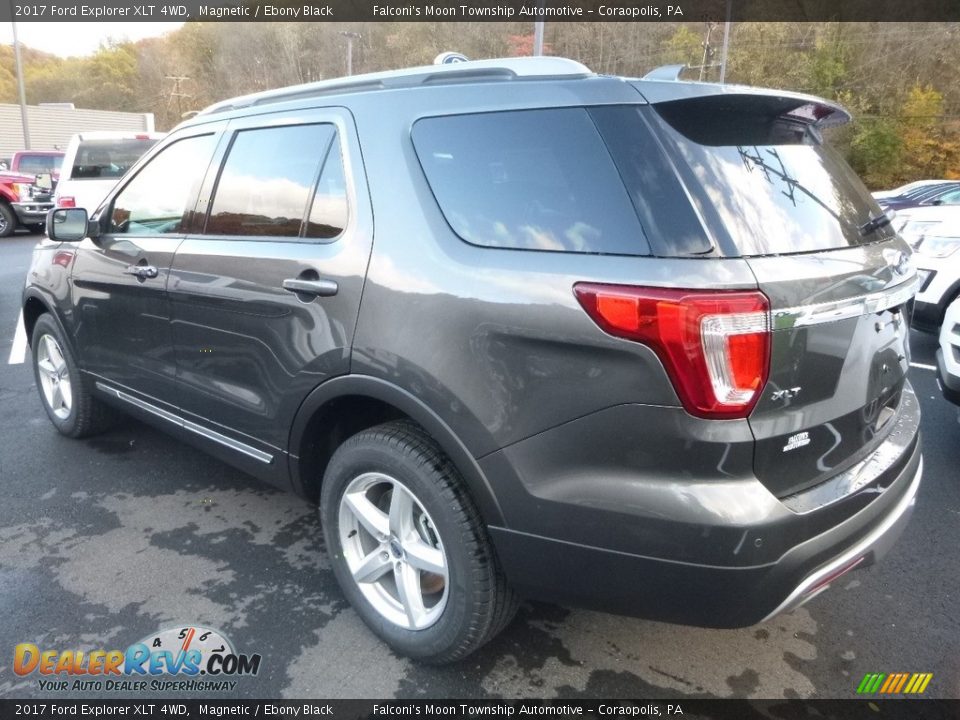 2017 Ford Explorer XLT 4WD Magnetic / Ebony Black Photo #6