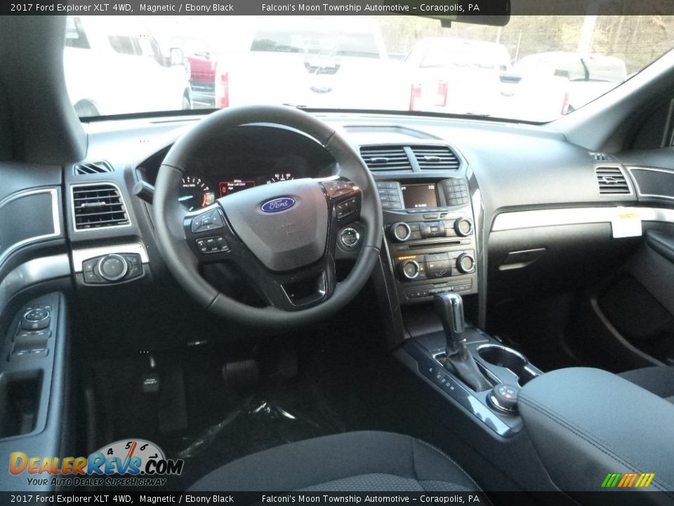 2017 Ford Explorer XLT 4WD Magnetic / Ebony Black Photo #10