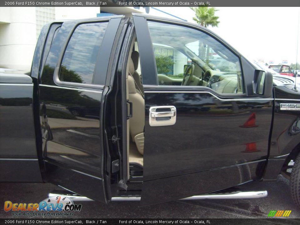 2006 Ford F150 Chrome Edition SuperCab Black / Tan Photo #19