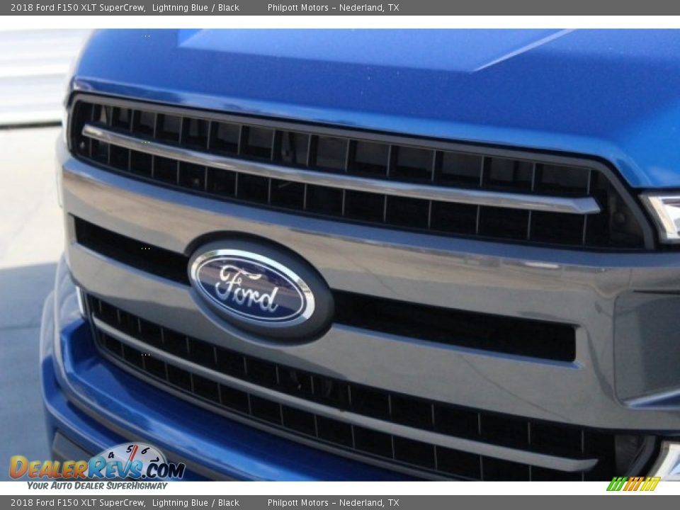 2018 Ford F150 XLT SuperCrew Lightning Blue / Black Photo #4