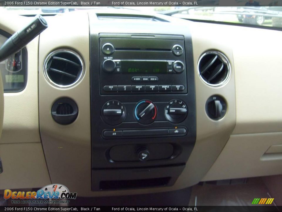 2006 Ford F150 Chrome Edition SuperCab Black / Tan Photo #23