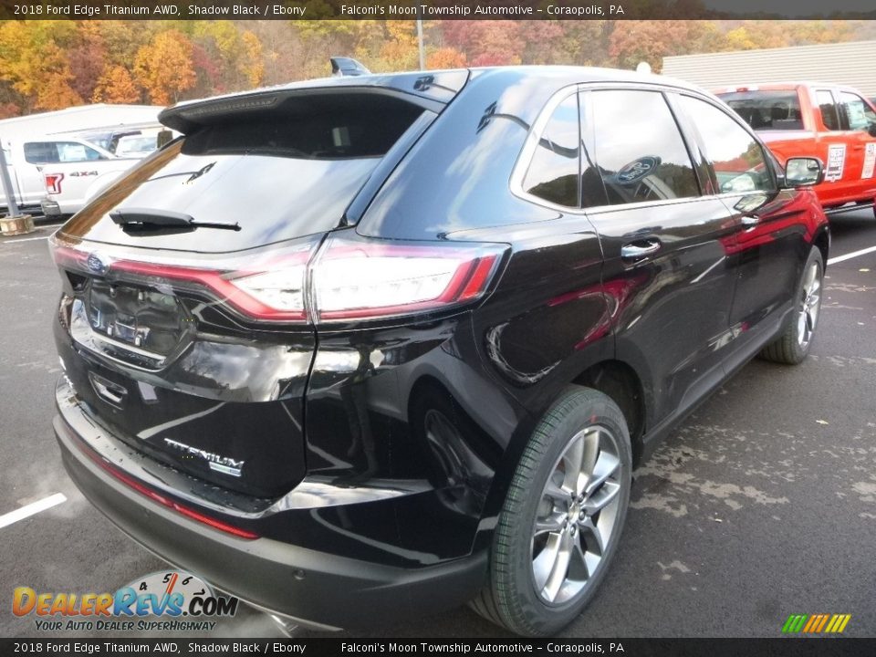 2018 Ford Edge Titanium AWD Shadow Black / Ebony Photo #2