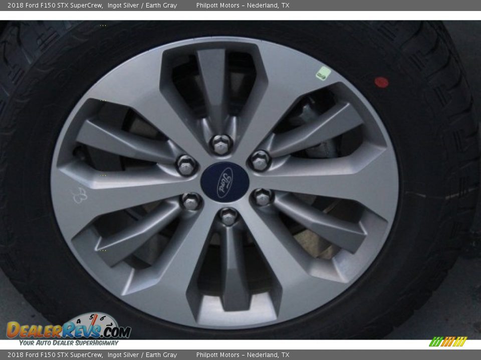 2018 Ford F150 STX SuperCrew Ingot Silver / Earth Gray Photo #5