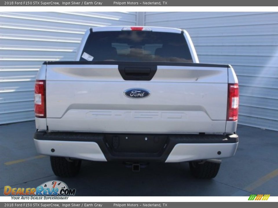 2018 Ford F150 STX SuperCrew Ingot Silver / Earth Gray Photo #7