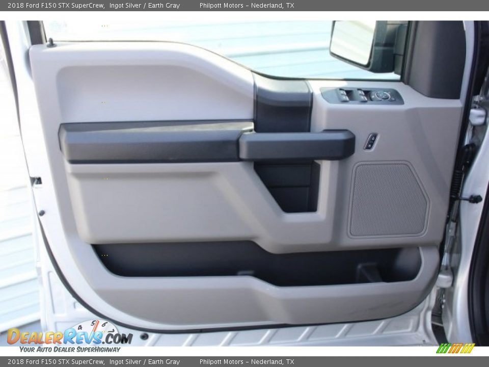 2018 Ford F150 STX SuperCrew Ingot Silver / Earth Gray Photo #9