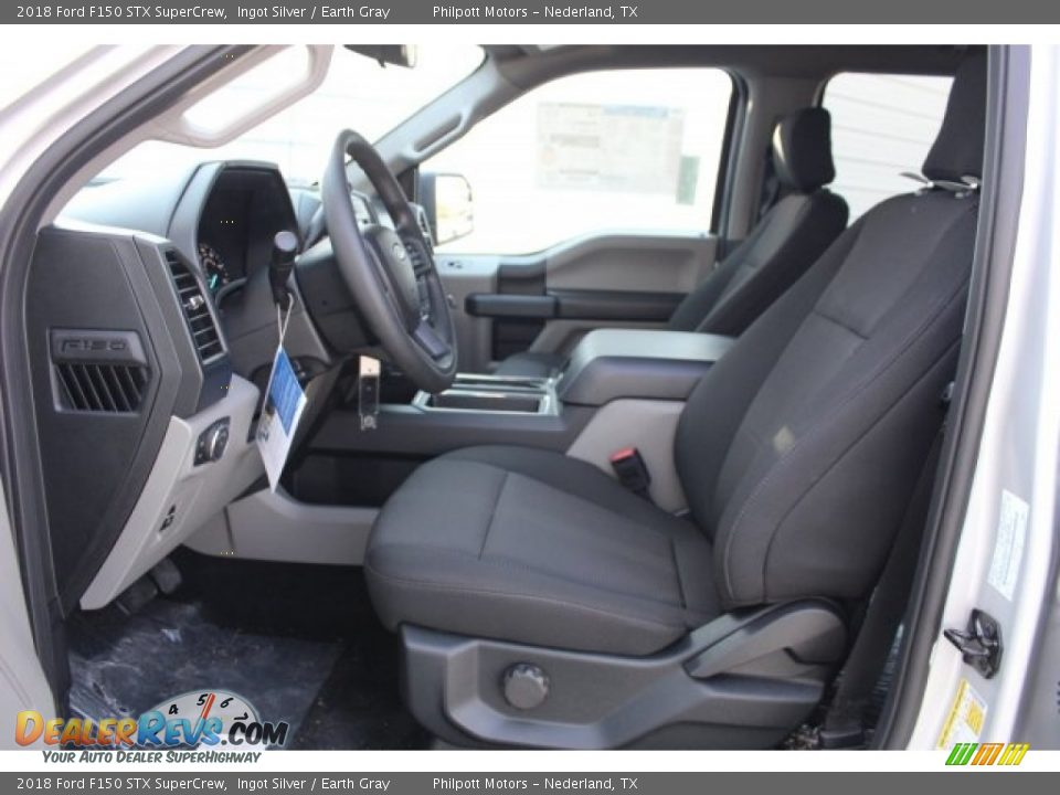 2018 Ford F150 STX SuperCrew Ingot Silver / Earth Gray Photo #11