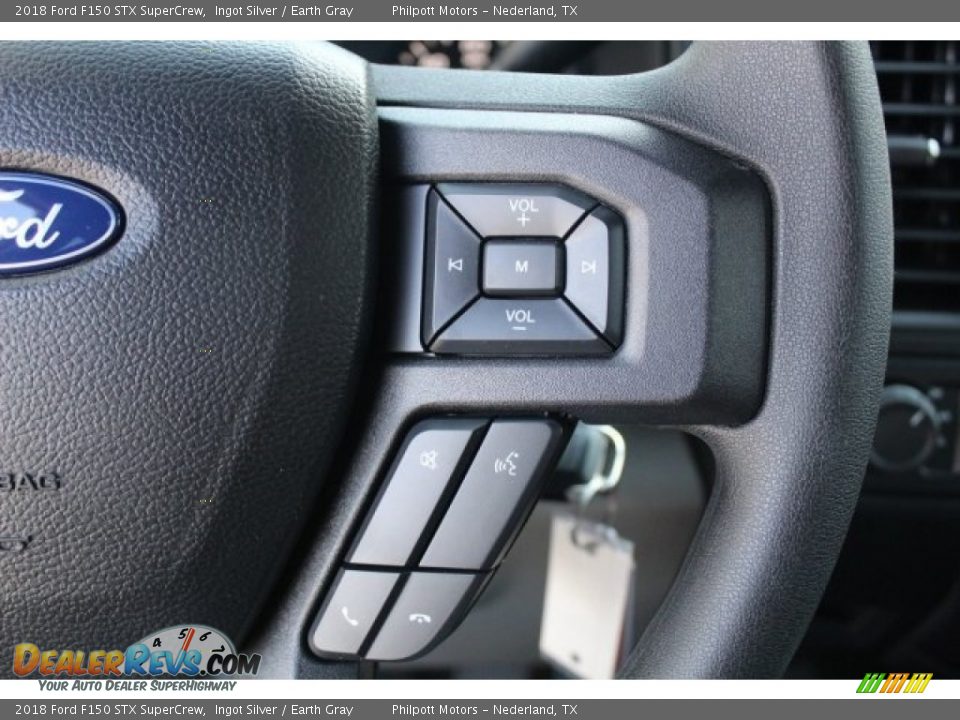 2018 Ford F150 STX SuperCrew Ingot Silver / Earth Gray Photo #15