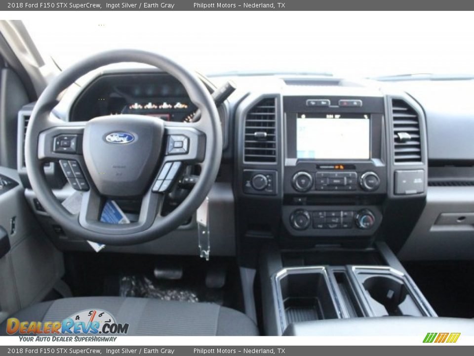 2018 Ford F150 STX SuperCrew Ingot Silver / Earth Gray Photo #20
