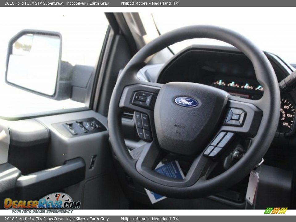 2018 Ford F150 STX SuperCrew Ingot Silver / Earth Gray Photo #21