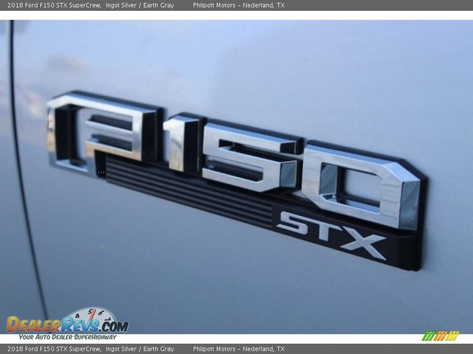 2018 Ford F150 STX SuperCrew Ingot Silver / Earth Gray Photo #23