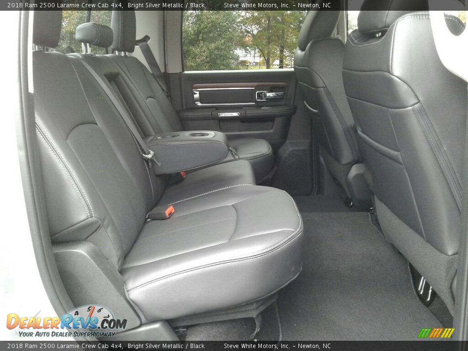 Rear Seat of 2018 Ram 2500 Laramie Crew Cab 4x4 Photo #12