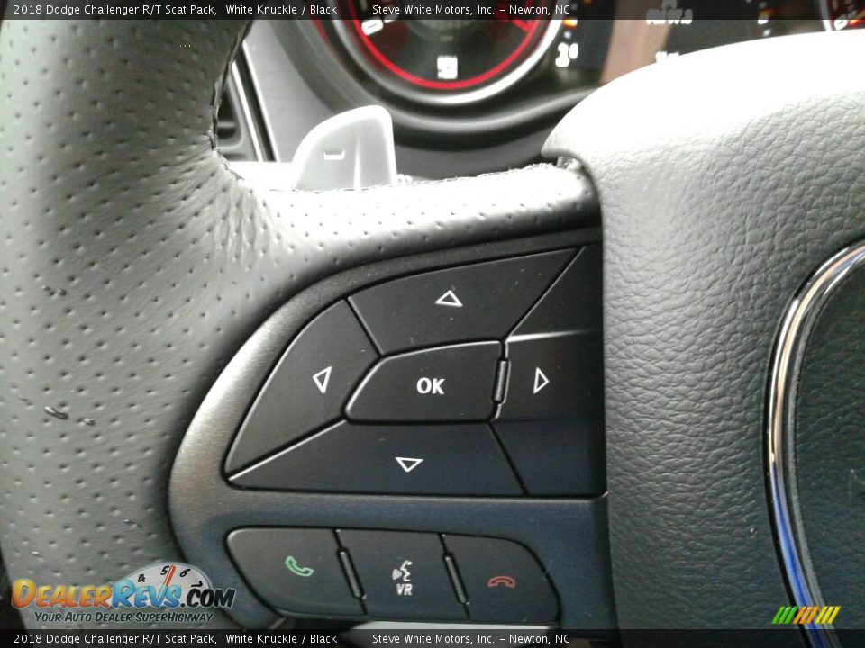 2018 Dodge Challenger R/T Scat Pack White Knuckle / Black Photo #16