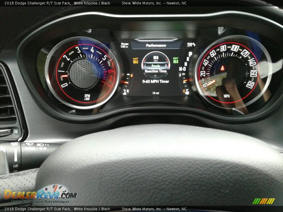 2018 Dodge Challenger R/T Scat Pack White Knuckle / Black Photo #18