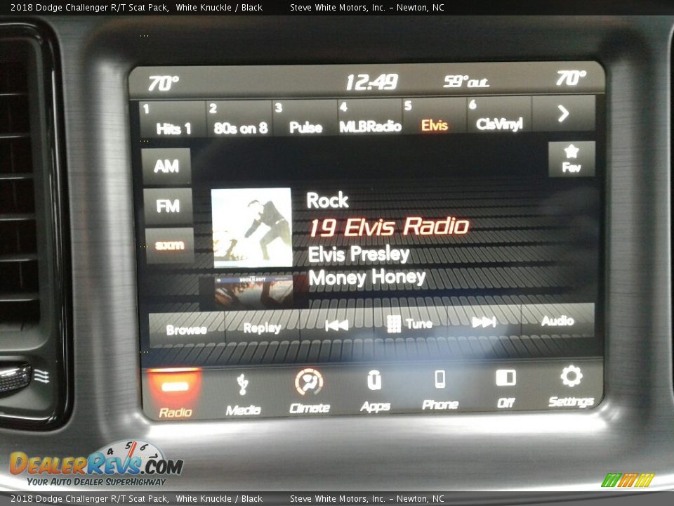 2018 Dodge Challenger R/T Scat Pack White Knuckle / Black Photo #20